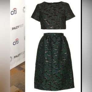 ISO Topshop skirt and or crop top set size 8